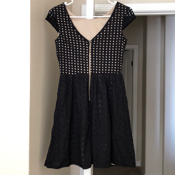 Xhilaration Black and Tan Lace Dress - Picture 2 of 5